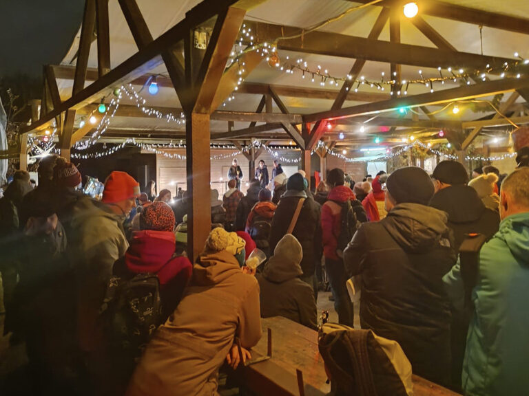 Foto von der Waldweihnacht