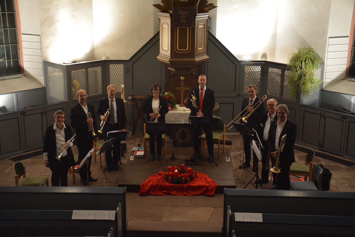 Posaunenchor in der Kirche