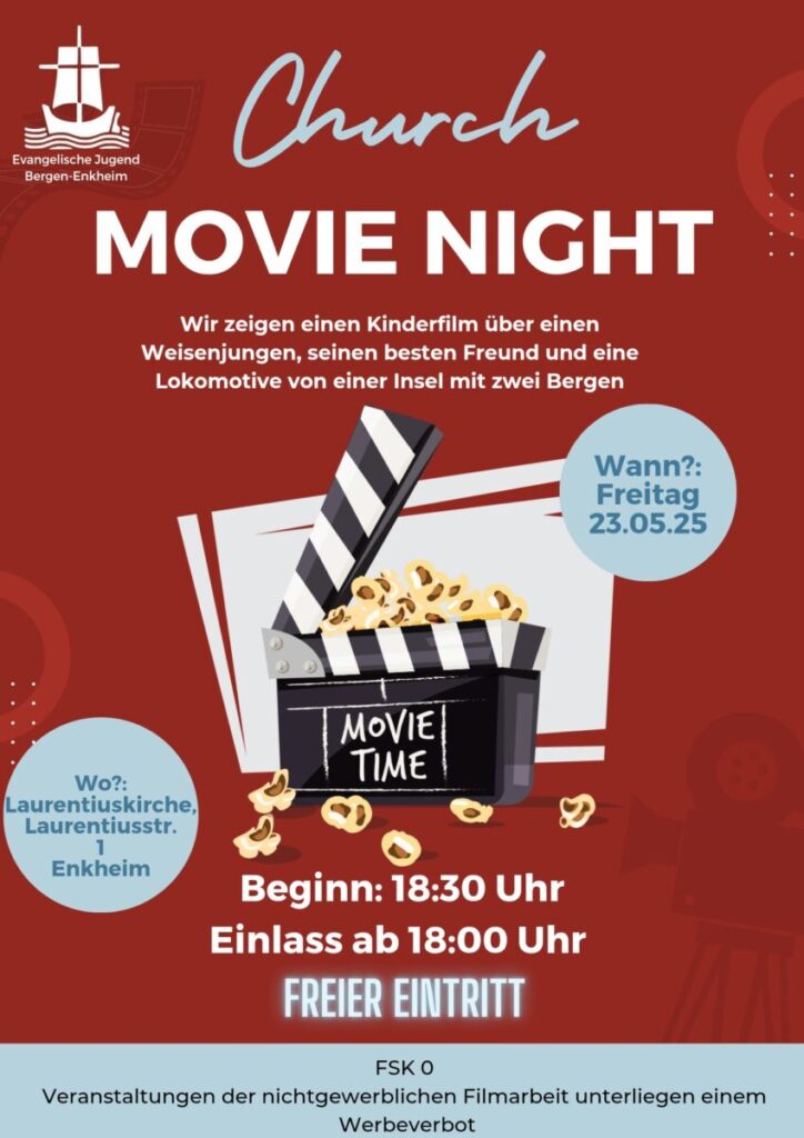 Plakat Church Movie Night